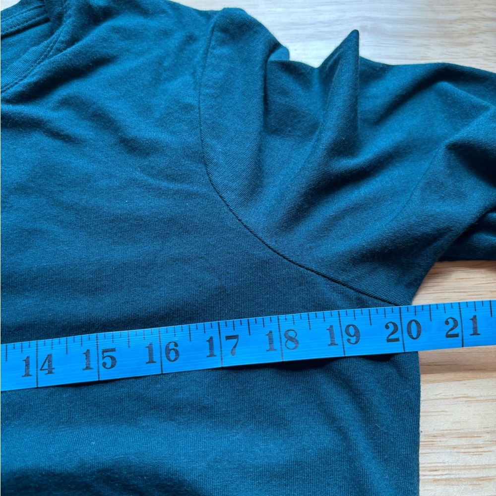 Como Vintage "The Perfect Tee" Long Sleeve - Dark‎ Teal Size XL - Picture 3 of 6
